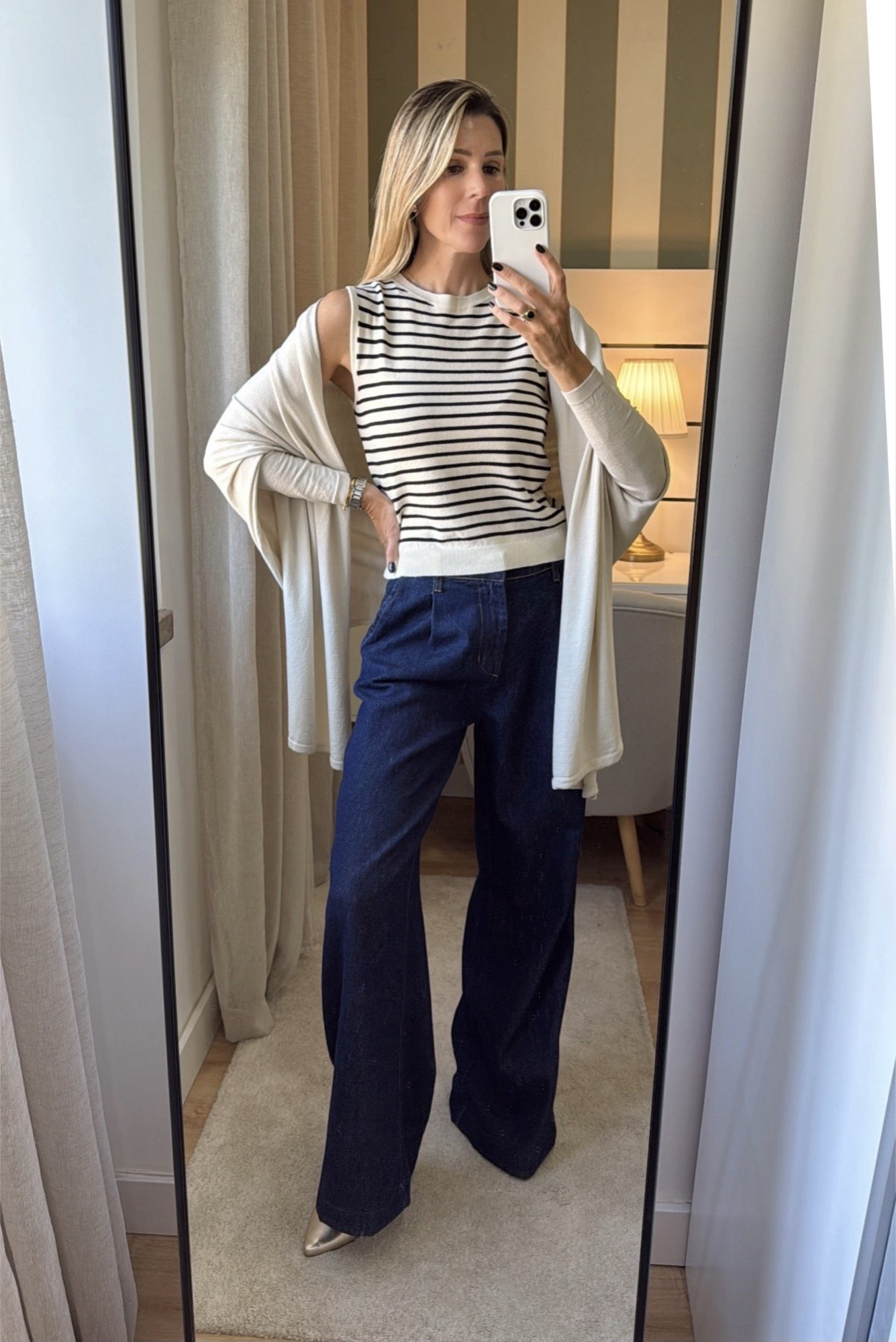 Xale Júlia Off-White